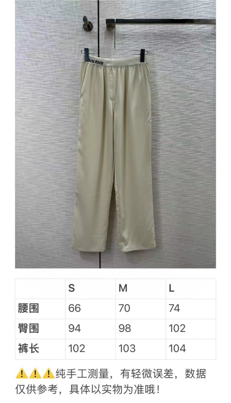 Miu Miu Long Pants